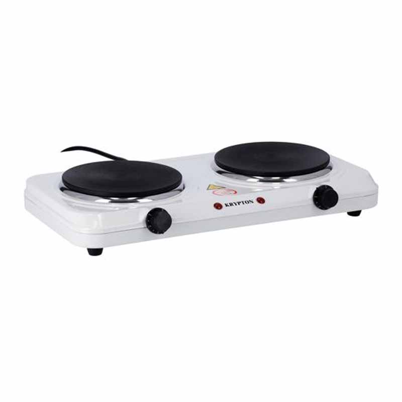 Krypton Double Electric Hot Plate 2000 W KNHP5306N - WhiteKitchen AppliancesKrypton Double Solid Hot PlateIn the world of versatile cooking solutions, the Krypton Double Solid Hot Plate emerges as a true game-changer. This 2000W powerhouse in pristine whi